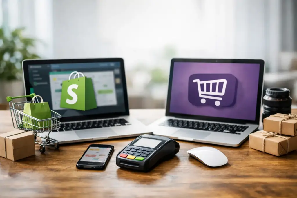 Shopify oder WooCommerce für KMU?