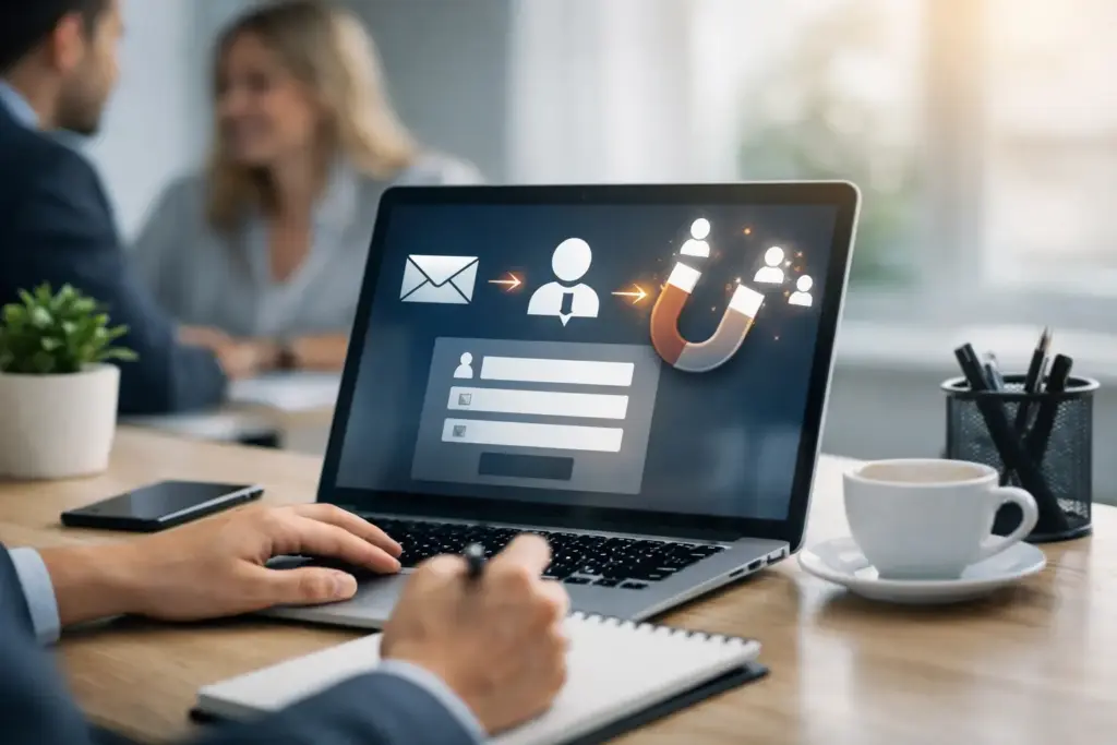 Leadgenerierung über die Website, die wirkt